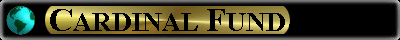 Cardinal fund banner with money scrolling