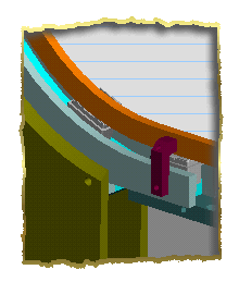 Detail of feed ramp component
