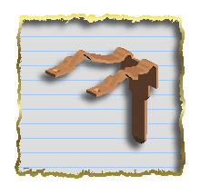 Model of a terminal spade for rotary switches