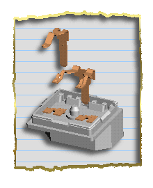 Assembly model showing rotary switch components